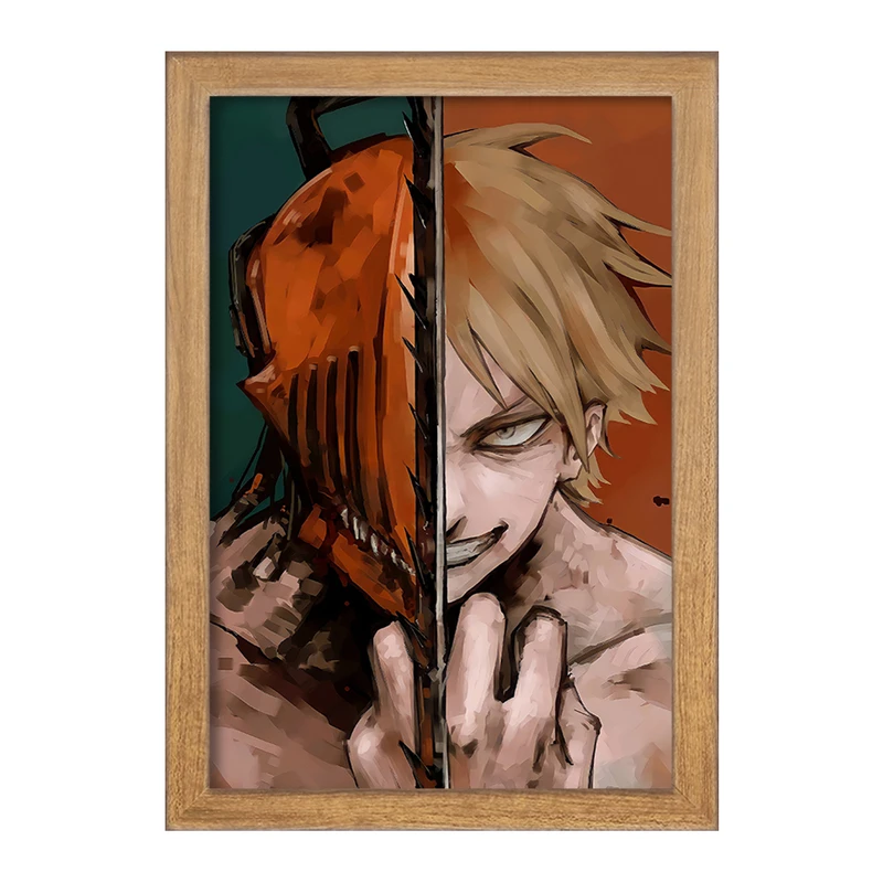 تابلو خندالو مدل دنجی انیمه مرد اره ای Chainsaw Man  کد 17905
