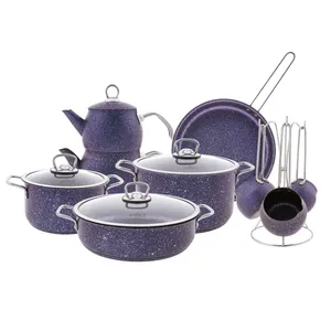 سرویس پخت و پز 14 پارچه کاراجا مدل Biogranit Steel Plus