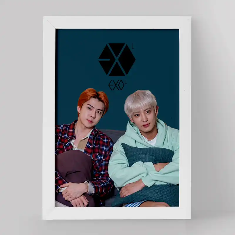 تابلو خندالو مدل سهون و چانیول گروه اکسو EXO کد 16818