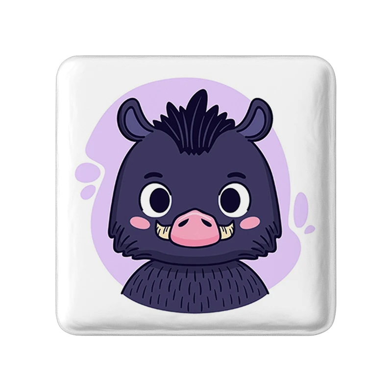 پیکسل خندالو طرح حیوانات بامزه مدل مربعی کد 37164