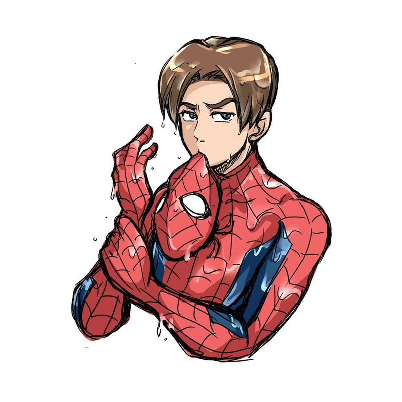 استیکر لپ تاپ و موبایل مدل سریال طرح مرد عنکبوتی اونجرز مارول Spider Man Avengers Marvel کد 3794