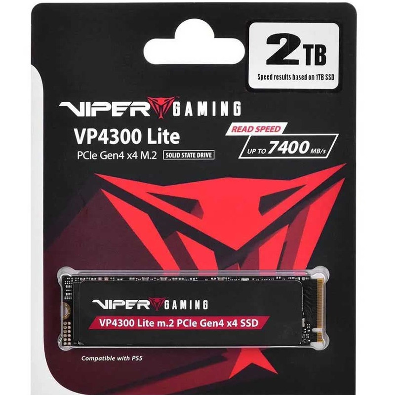 اس اس دی اینترنال پتریوت مدل VP4300 Lite M.2 PCIe Gen4 x4 Gaming SSD ظرفیت دو ترابایت