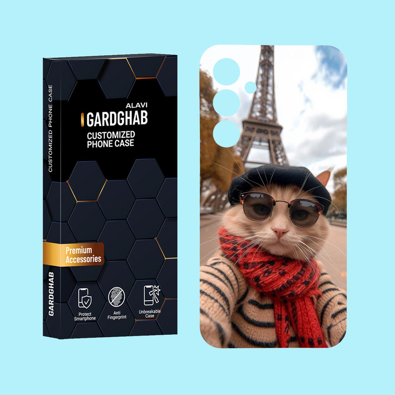 کاور گارد قاب علوی مدل هنری مناسب برای گوشی موبایل سامسونگ Galaxy A55