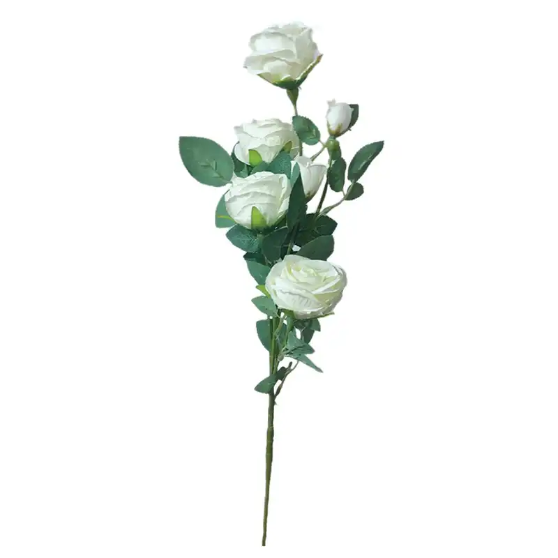 گل مصنوعی مدل شاخه رز 6 کل