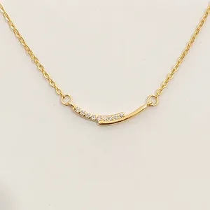 گردنبند نقره زنانه مدل دو هلال