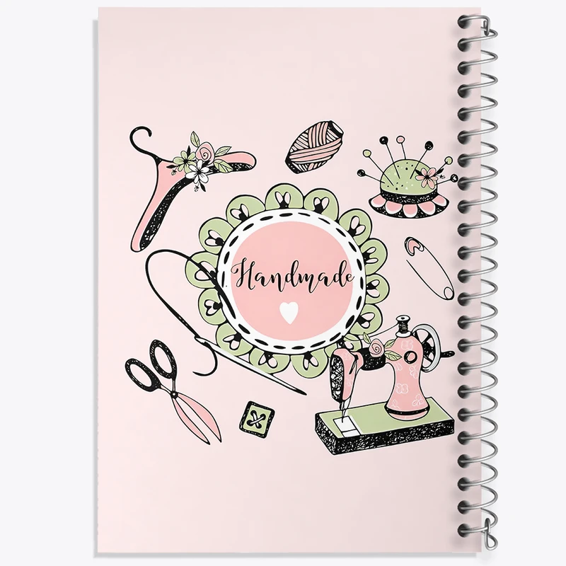 دفتر مشق 50 برگ خندالو طرح خیاطی کد N2030