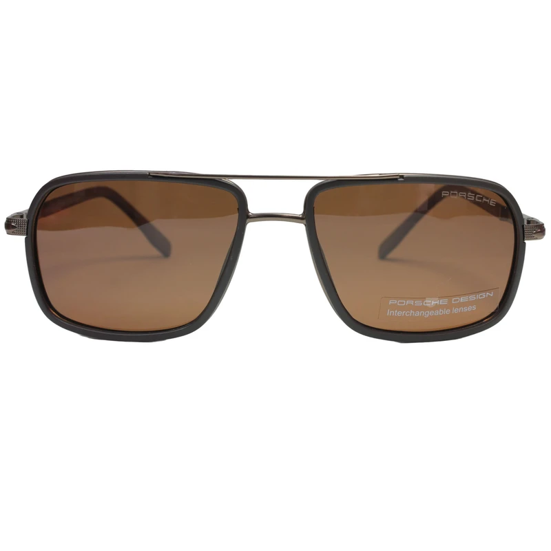 عینک آفتابی مستطیلی مردانه مدل 2844