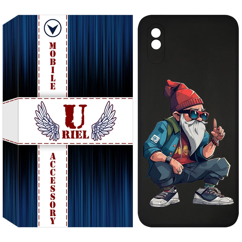 کاور یوریل مدل KSH کد 48 طرح پیرمرد مناسب برای گوشی موبایل شیائومی Redmi 9A / Redmi 9AT
