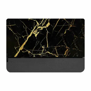 MAHOOT PRO- Graphite_Gold_Marble Mouse Pad