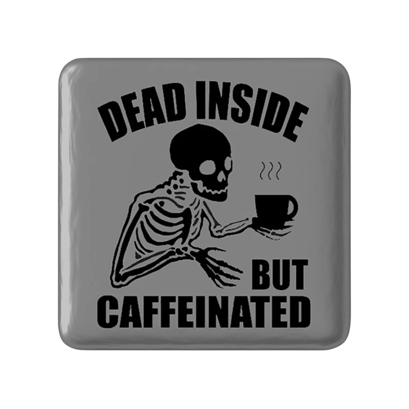 مگنت خندالو طرح قهوه Coffee  مدل مربعی کد 21991