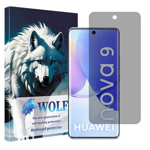 Wolf Tough model privacy screen protector suitable for Huawei nova 9 mobile phone