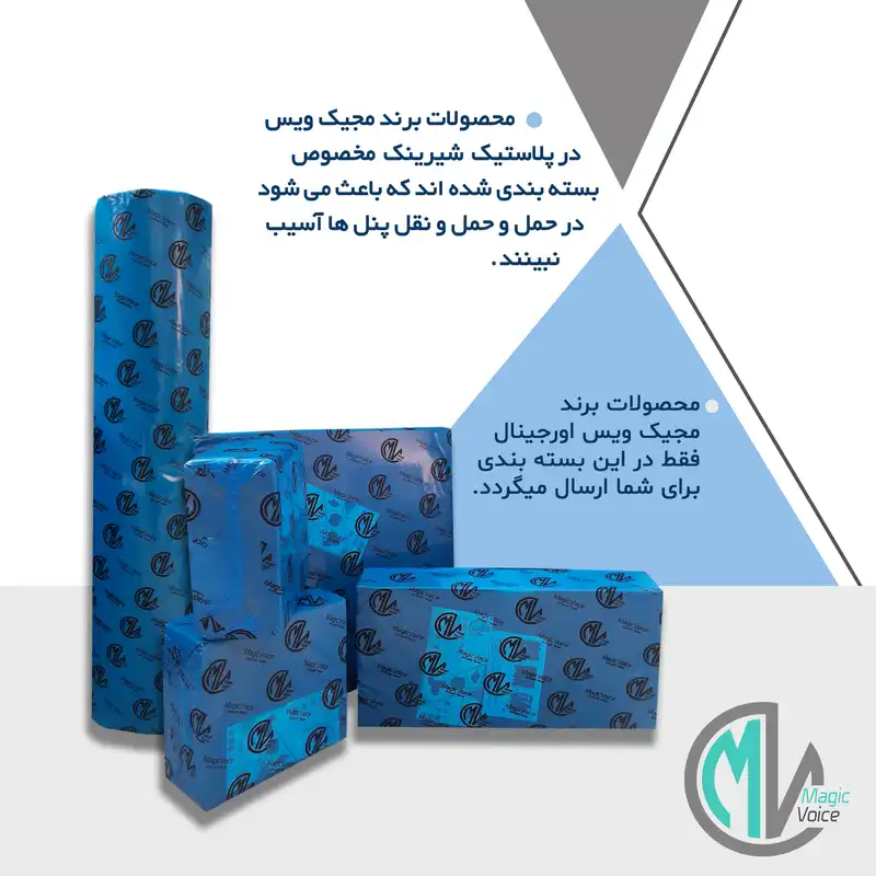 پنل آکوستیک مجیک ویس مدل هرمی 50.50.4 بسته 6 عددی