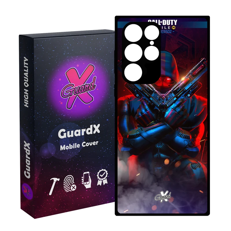کاور گارد ایکس طرح Call Of Duty مدل Glass10388 مناسب برای گوشی موبایل سامسونگ Galaxy S23 Ultra