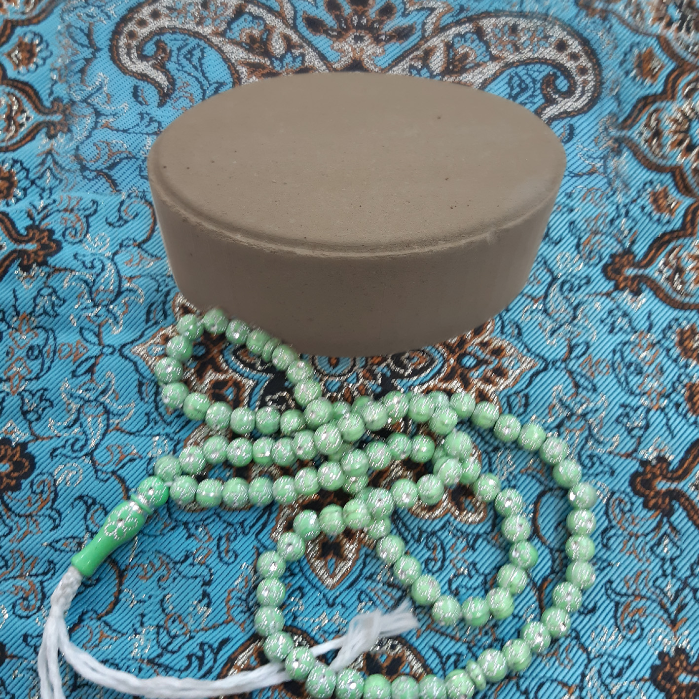 مهر نماز مدل بیضی طرح صاف