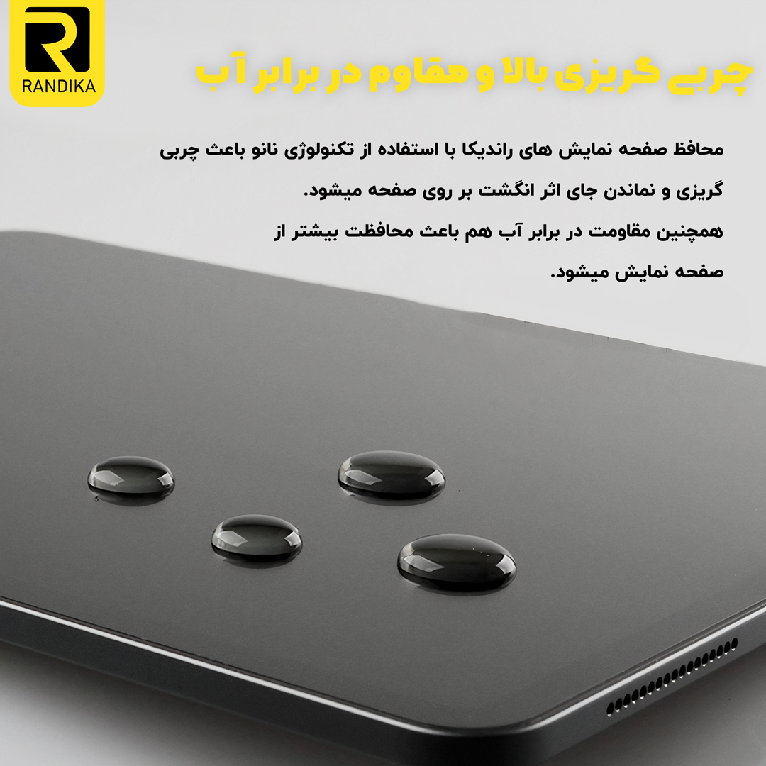 محافظ صفحه نمایش راندیکا مدل Premium Antistatic مناسب برای گوشی موبایل سامسونگ Galaxy A05 / A05s / شیائومی Redmi 13C 4G / Redmi 13C 5G / Redmi 13R / Poco C65 / Poco M6 5G
