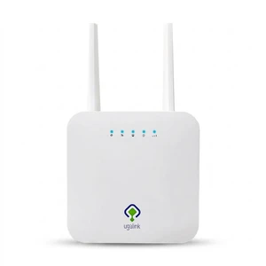 مودم روتر 4g یوگالینک مدل 4221-ug با پشتیبانی از شبکه 4g lte cat4، سرعت 150 مگابیت بر ثانیه، دو آنتن خارجی 5dbi، پورت lan 10-100 و اتصال همزمان 32 کاربر