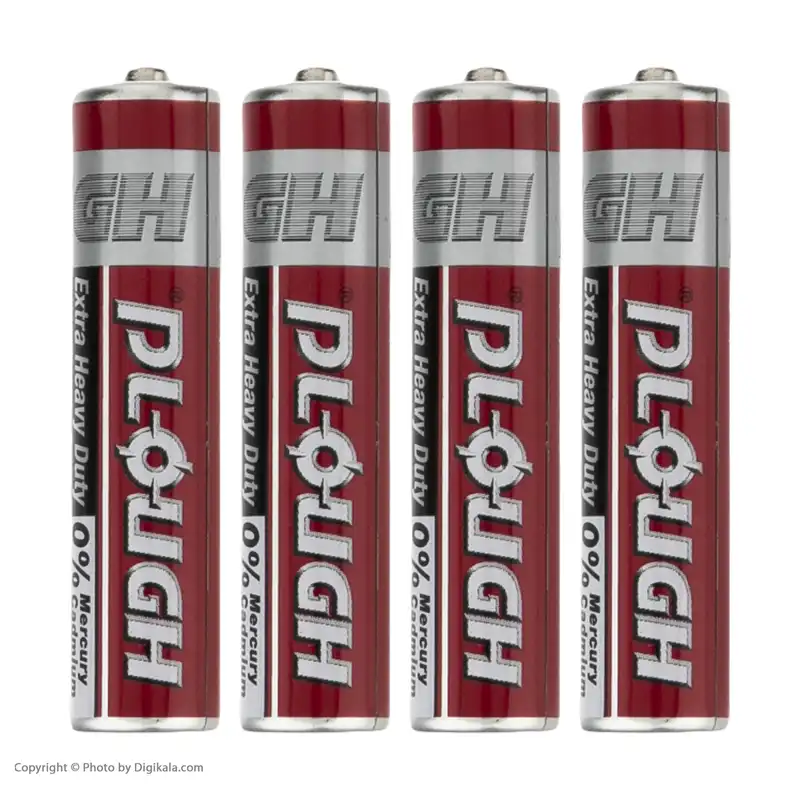 باتری نیم قلمی پی لاو مدل R03-UM4 بسته 4 عددی
