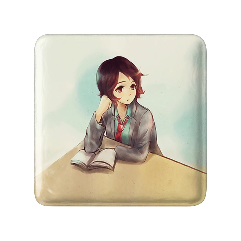 پیکسل خندالو طرح تسوباکی انیمه دروغ تو در آوریل مدل مربعی کد 32452