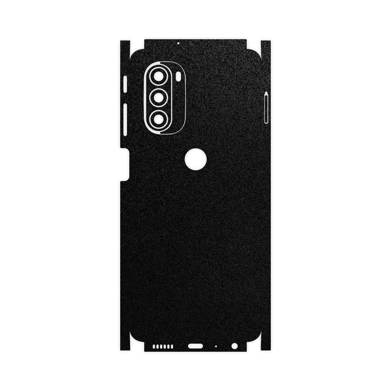 برچسب پوششی ماهوت مدل Black-Suede-FullSkin مناسب برای گوشی موبایل موتورولا Moto G51 5G