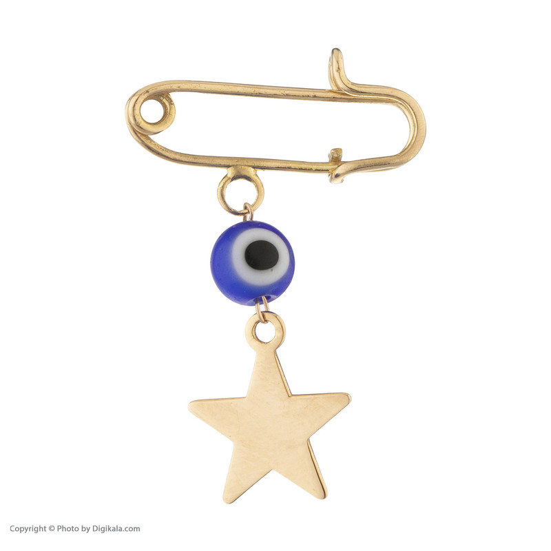 سنجاق سینه طلا 18 عیار پرسته مدل 14077499