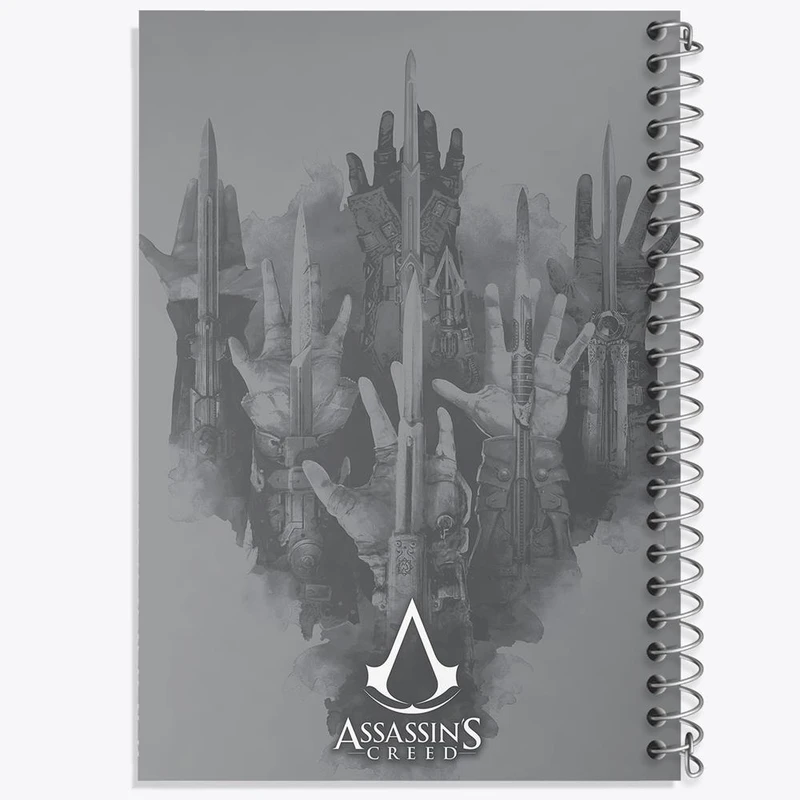 دفتر نت موسیقی 50 برگ خندالو مدل بازی اساسینز کرید Assassins Creed کد 27927