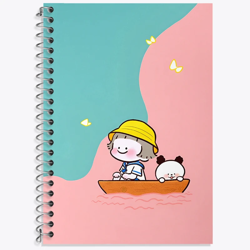 دفتر لغت 50 برگ خندالو طرح دخترانه کیوت کد N3934