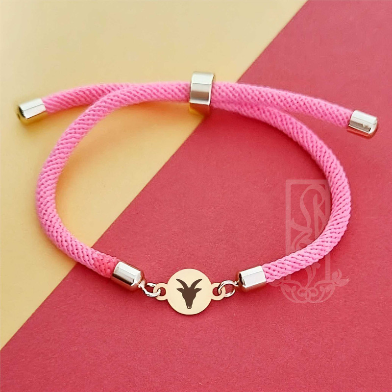 دستبند طلا 18 عیار دخترانه لیردا مدل نماد ماه دی 6755