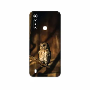 MAHOOT Owl Cover Sticker for Motorola Moto G8 Power Lite