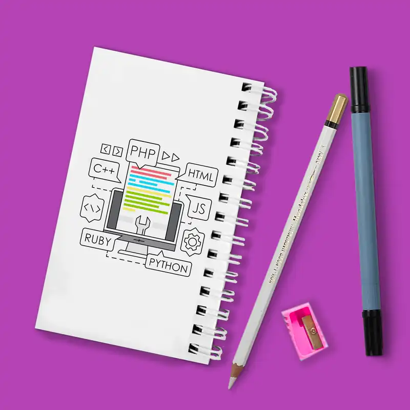 دفترچه یادداشت مدل to do list طرح برنامه نویسی پایتون کد 1155811