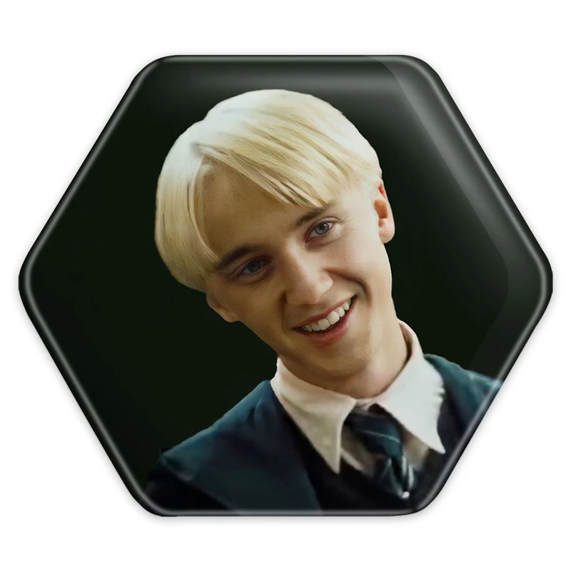 پیکسل خندالو طرح دراکو مالفوی هری پاتر Harry Potter مدل شش ضلعی کد 19361