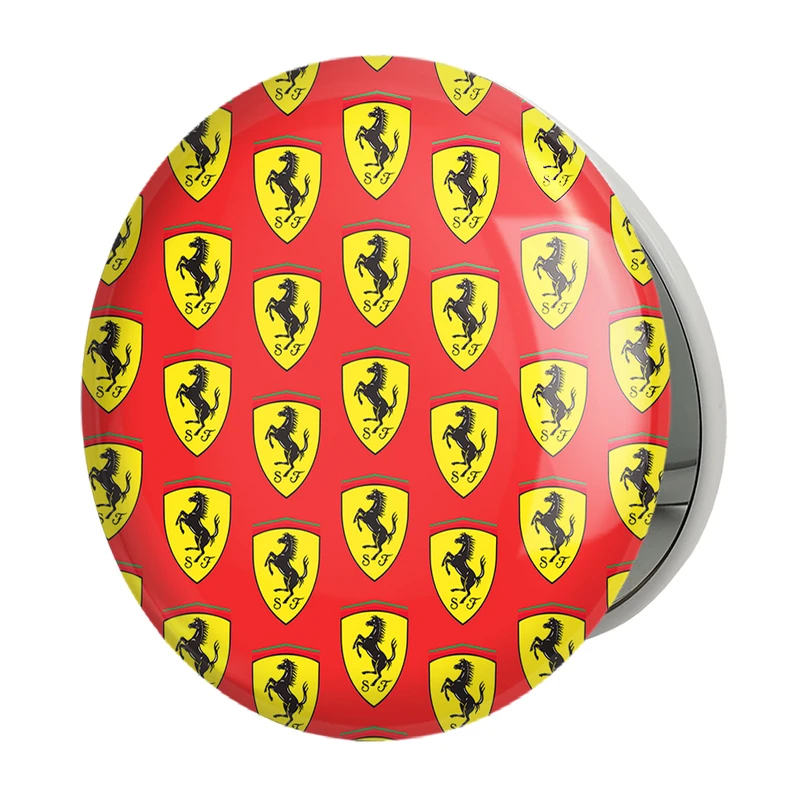 آینه جیبی خندالو طرح فراری Ferrari مدل تاشو کد 23416 