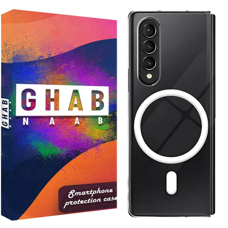 کاور قاب ناب مدل Clear Magsafe Magnetic مناسب برای گوشی موبایل سامسونگ Galaxy Z Fold 4
