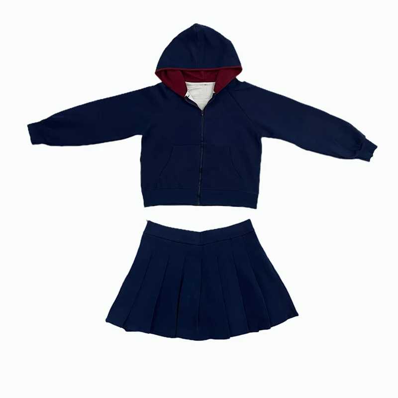 ست پلیور و دامن زنانه مدل پلیسه دار 01