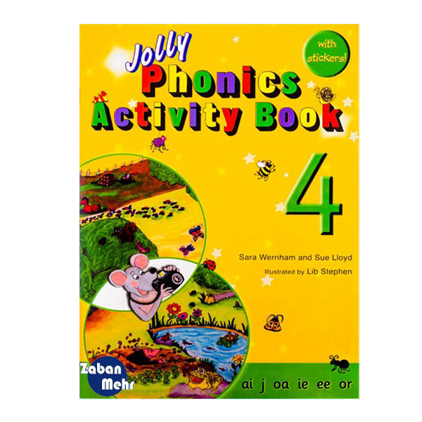 کتاب Jolly Phonics Activity Book 4 اثر جمعی از نویسندگان انتشارات زبان مهر 