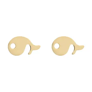 گوشواره طلا 18 عیار زنانه نیوانی مدل EA033