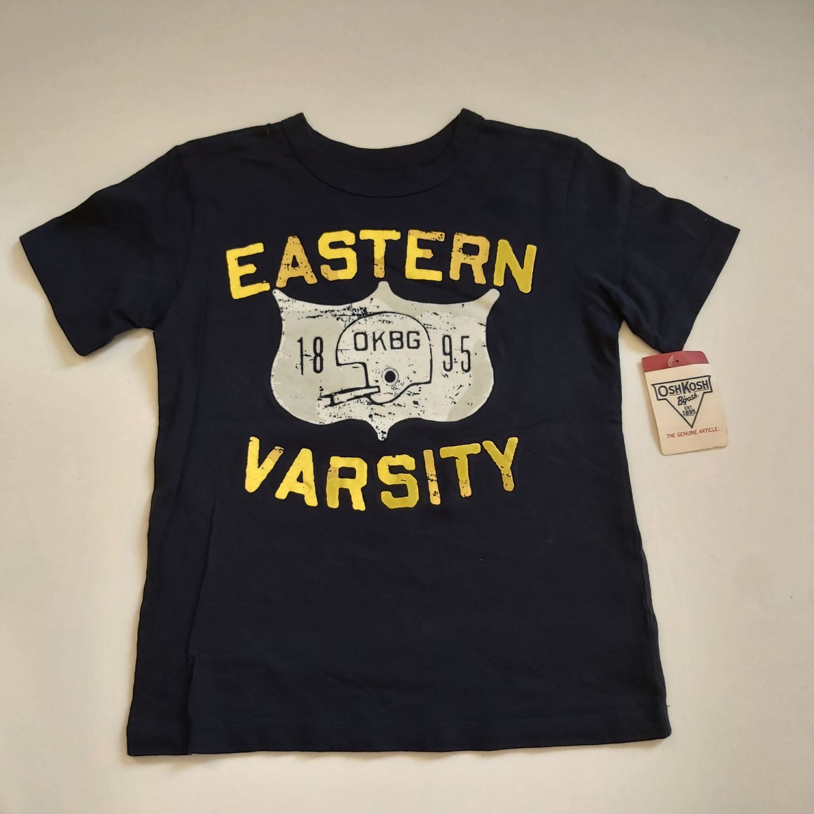 تی شرت آستین کوتاه پسرانه اش کش بی گش مدل Estern Varsity -  - 5