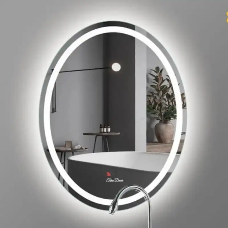 آینه  سرویس بهداشتی مدل بیضی لمسی کد om38131