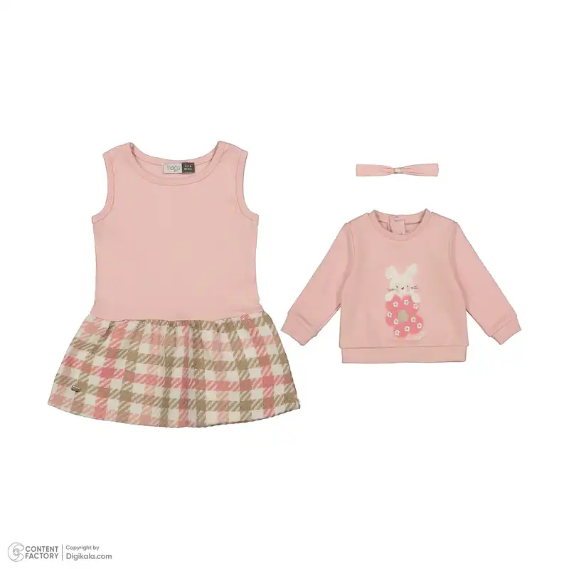 ست 3 تکه لباس نوزادی ایندیگو مدل 23157