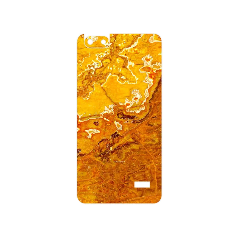 برچسب پوششی ماهوت مدل Gold Marble مناسب برای گوشی موبایل آنر 4C
