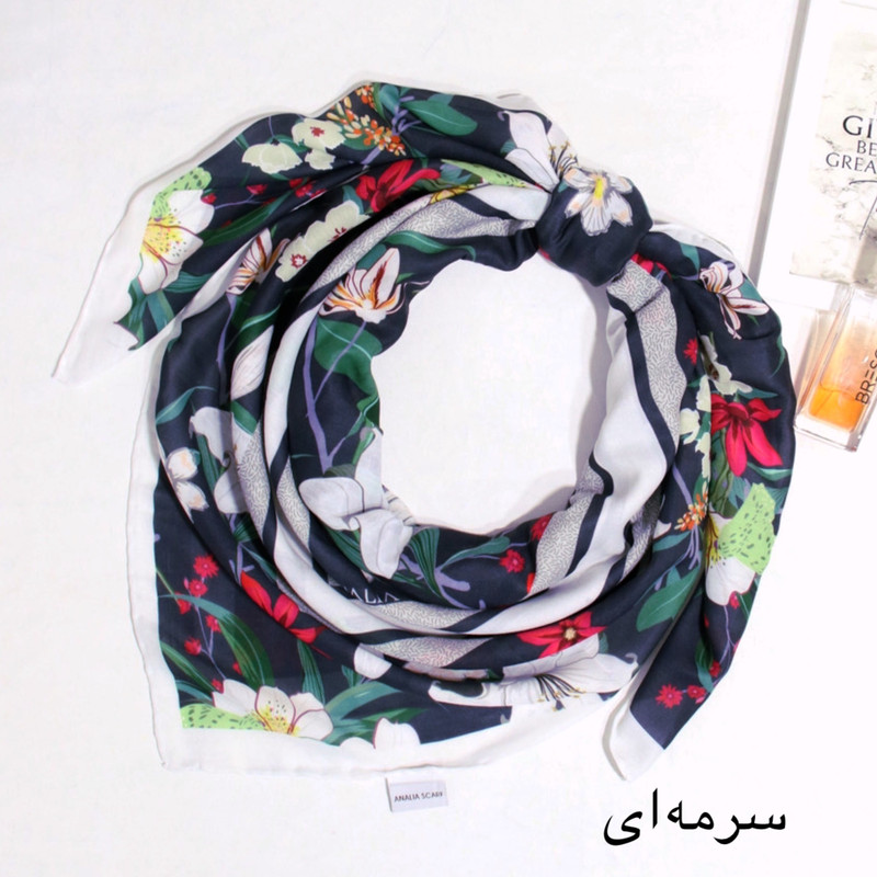 روسری زنانه آنالیا مدل بهاری کد 9860