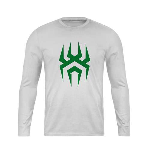 تی شرت آستین بلند مردانه رانژ مدل گیمینگ طرح اسپایدرمن کد 15 رنگ طوسی