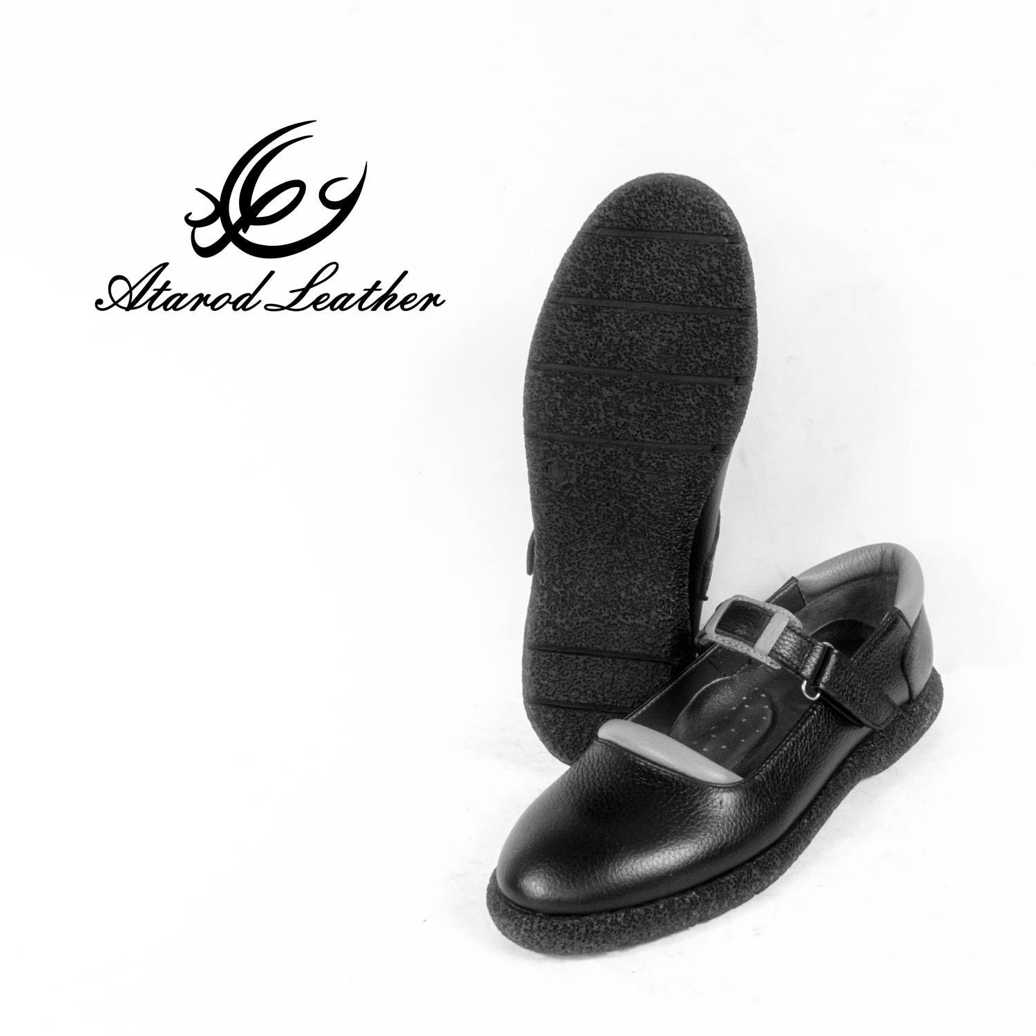 کفش زنانه چرم عطارد مدل چرم طبیعی کد SH240