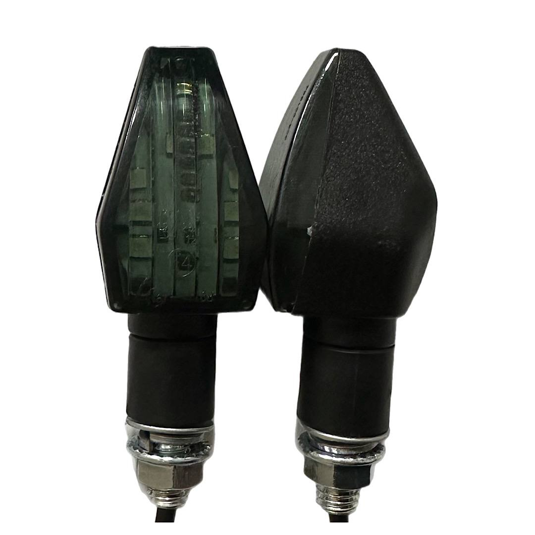 چراغ راهنما LED موتور سیکلت مدل دو طرفه مناسب برای تریل فلات بسته 2 عددی