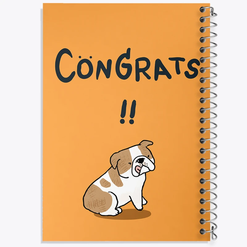 دفتر مشق 100 برگ خندالو طرح سگ کد N1354