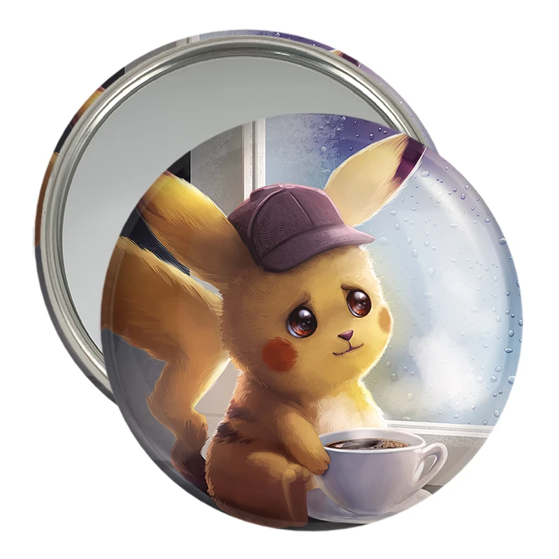 آینه جیبی خندالو مدل پیکاچو انیمه پوکمون  کد 17375
