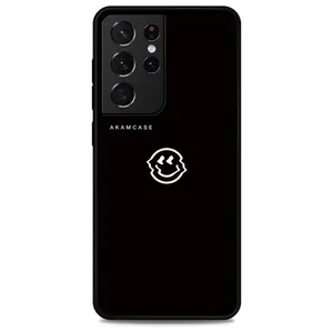 AKAM AMCWSGS21U-HAPPY FACE8 Cover For Samsung Galaxy S21 Ultra
