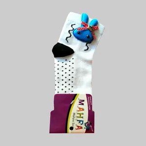 جوراب دخترانه مهپا مدل عروسکی