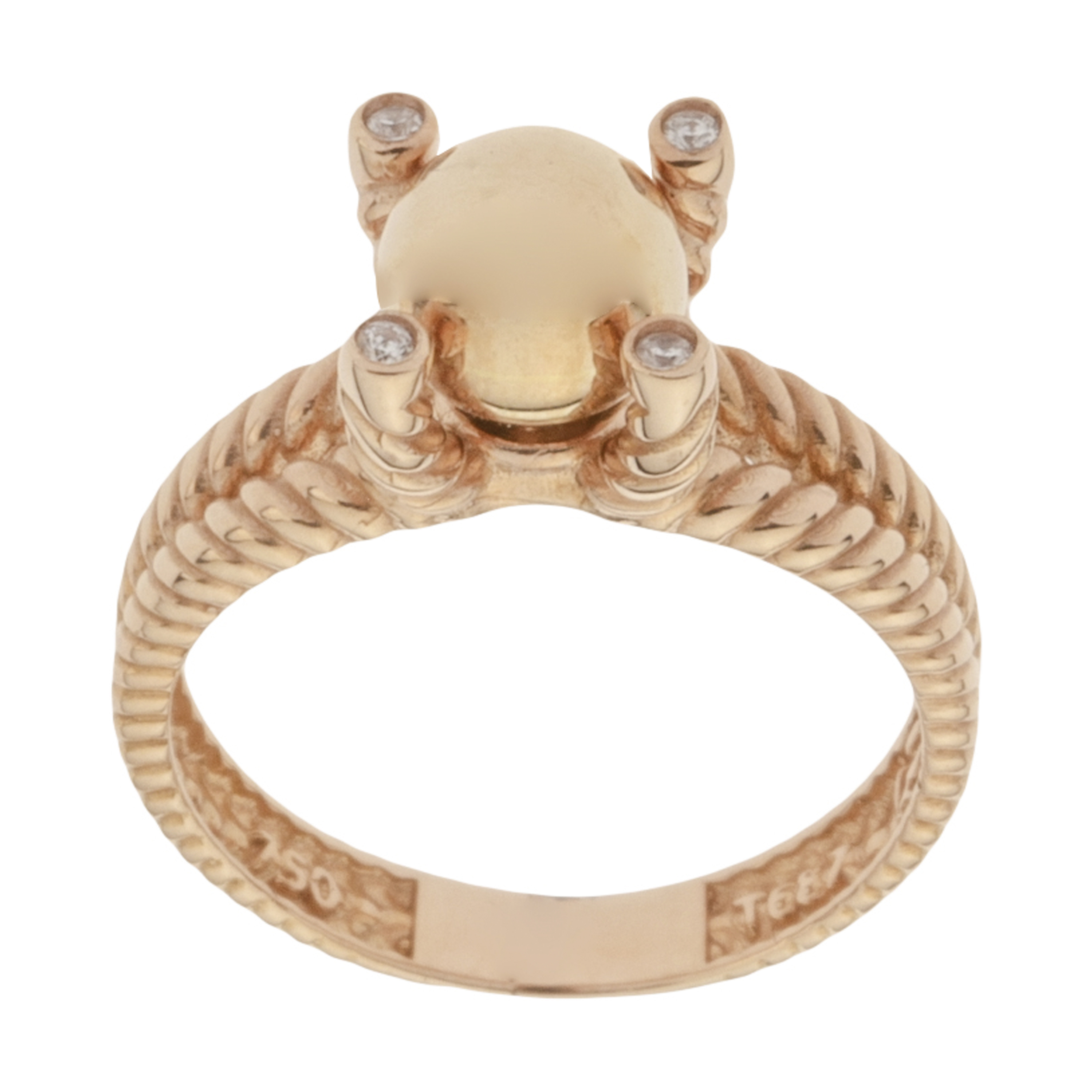 انگشتر طلا 18 عیار زنانه مایا ماهک مدل MR0415