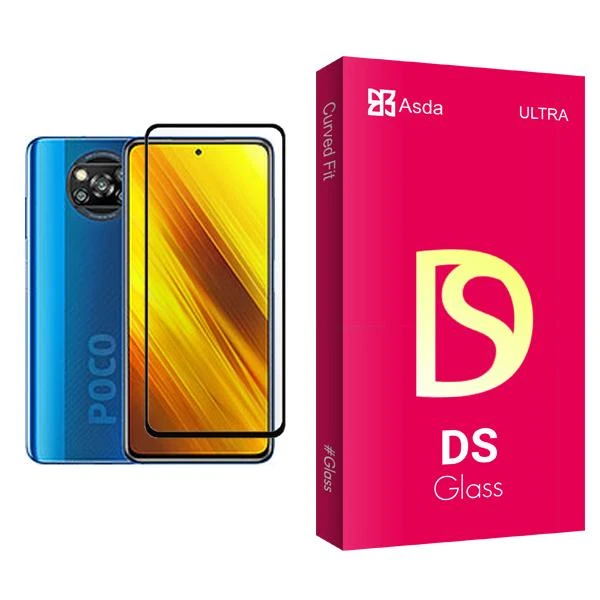 محافظ صفحه نمایش آسدا مدل DS Glass MIX001 مناسب برای گوشی موبایل شیائومی Poco X3 NFC