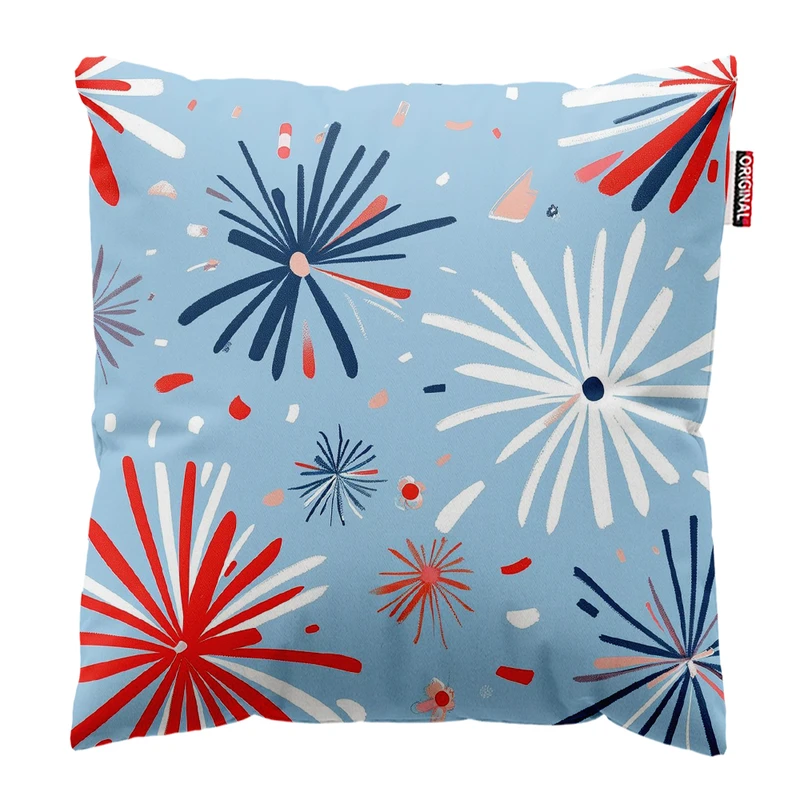 کوسن پاد آفرین طرح گل کد 3574 سایز 30*30 سانتی متر